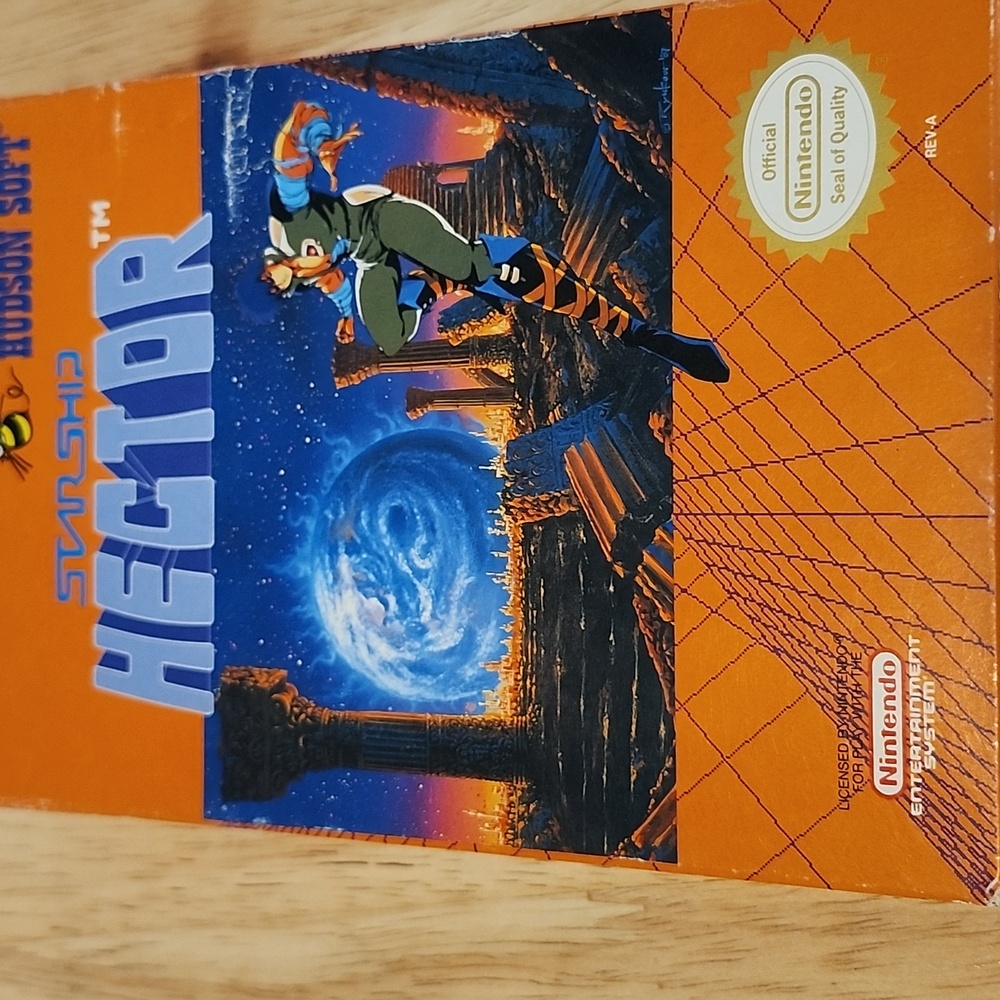 Starship Hector Nintendo Entertainment System NES 1990 with case and inserts
